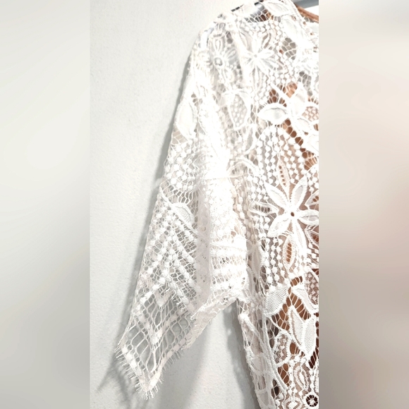 For Love and Lemons White Luna Lace Dress - Picture 7 of 10